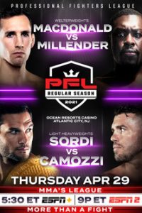 PFL 2021 #2: Regular Season – MacDonald vs. Millender