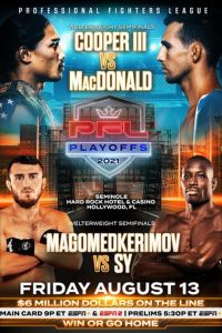 PFL 2021 #7: Playoffs – Cooper III vs MacDonald